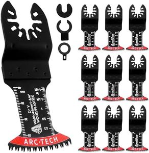 Arc Edge Oscillating Saw Blades Japanese Teeth - Multi Oscillating Tool Blades Kits for Wood/Plastic -Efficient Cutting Oscillating Blades for Dewalt Ryobi Milwaukee (10pcs) by Vypart