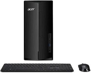Acer Aspire TC-1780 Desktop PC - (Intel Core i7-13700, 8GB, 512GB SSD, Wireless Keyboard and Mouse, Windows 11, Black)
