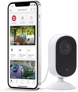 Arlo Essential Indoor HD Security Camera (2nd Generation) – Home Security, Baby Monitor, Pet Camera, 2K Camera System, White – VMC3060