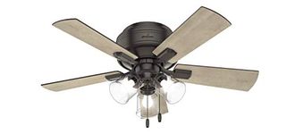 Hunter 52153 Transitional 42``Ceiling Fan from Crestfield Collection in Bronze/Dark Finish,