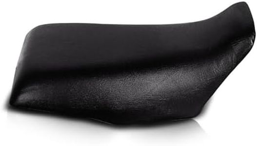 G-PLUS Motorcycle Leather Seat Cover Black Compatible with Honda Fourtrax 300 1988-2000