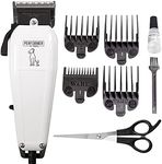 WAHL Performer Dog Clipper, Full Coat Grooming Kit, High Carbon Steel Blades, Pets at Home, Corded Pet Clippers, Powerful and Quiet, 4 Attachment Combs (3,6,9,13 mm)