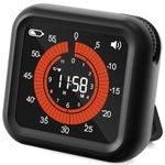 MeesMeek Digital Visual Timer - Max 11H 59M Rechargeable Countdown Timer with VA Display, Clear Digits, Adjustable Volume and Brightness, Magnetic Digital Timer for Kitchen, Classroom, Office