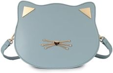 Gladdon Cat Crossbody Bag for Teen Girls Novelty Cute Purses Birthday Gifts Christmas Gift Blue