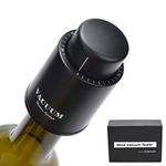 Wine Bottle Stoppers,Real Vacuum Champagne Stoppers,Reusable Wine Preserver,Wine Corks Keep Fresh,Best Gifts for Wine Lovers (2)