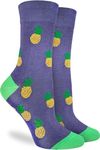 Good Luck Sock Women's Pineapples Socks, Adult