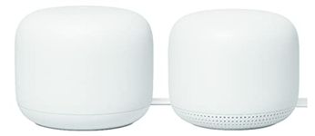 Google Nest Wifi - AC2200 (2nd Gen) Added Access Point Mesh Wi-Fi System and Router (2-Pack, Snow)