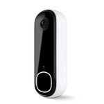 Video Doorbell 2K | 2nd Gen | Wireless/Wired Option, 2-Way Audio, Night Vision, Head to Toe Video View, Integrated Siren | Live Stream | Real Time Notifications |180 Deg Wide View, White