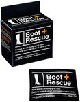 BootRescue all-natural cleaning wipes for leather and suede boots. Remove salt stains & grime. Box of 10 individually wrapped wipes.