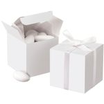 Wilton 1006-0631 Square Favor Box Kit, 100-Count, White