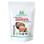 Herbal Magic's Pure & Natural Guava Fruit Powder, Juice powder - Rich & Vibrant Smoothies, Shakes, Juices, Baking, Cuisines - irresistibly delicious - for an active lifestyle - 100g (Pack of 1)