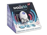 Wooshh by Rockit. Portable, Rechargeable Baby Sleep-aid Sound Machine That can Play All Night. 8 Soothing Sounds and 4 Volume Levels.