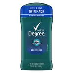 Degree Men Fresh Deodorant, Arctic Edge 3 oz, Twin Pack