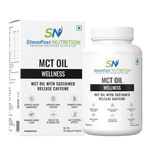 Steadfast Nutrition MCT Oil for Weight Loss | Keto diet | Supports weight management, regulates metabolism, C8 & C10 MCT Oil for Maximum Impact | For Men & Women | 60 Capsules | Lab- Tested