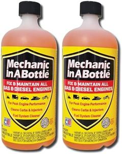 Mechanic in A Bottle for Gas & Diesel Fuel Systems 24 oz - 2 Pack Fuel System Cleaner & Stabilizer for Peak Engine Performance