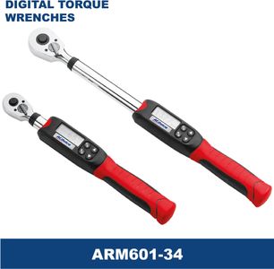 ACDelco Digital Torque Wrench Combo Kit – 3/8" & 1/2", Case, Calibrated