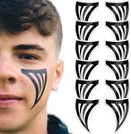 BLSTK Athletics - Sports Eye Black Temporary Tattoos (Phoenix - 24 Pack) Made in The USA No Grease, No Mess, Fast Application Eye Black Accessories for Football, Baseball, Softball, Lacrosse & More