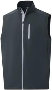 M MAELREG Mens Vests Outerwear Windproof Lightweight Softshell Vests Sports Sleeveless Jacket Golf for Men