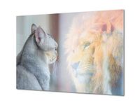 Concept Crystal Glass Picture Wall Art - Picture on Glass Animals Series