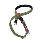 EZYDOG Crosscheck Training Harness | Anti Pull Harness, Dog Harness for Small, Medium and Large Dogs, Dog Training Accessories, Reflective, Adjustable Size (M, Khaki)