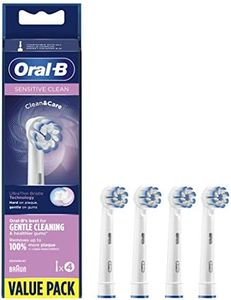 Oral-B Sensitive Clean Testine di Ricambio, Confezione da 4 Pezzi