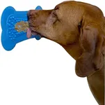 Lick Lick Pad Dog Accessories | Pet Shower Attachment | Dog Peanut Butter Lick Pad | Dog Bathing Station | Dog Bathing Supplies | Veterinarian Used | Suction to Wall | Large