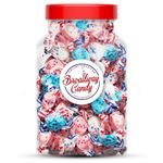 Broadway Candy Sweets Jar 800g - All American Salt Water Taffy - Individually Wrapped American Sweets - Bite Sized Candy Treats