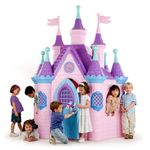 FEBER - Super Palace for Princesses, playhouse, garden toy (Famosa Toys 800003254), pink, purple, blue