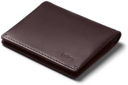 Bellroy Slim Sleeve, Slim Leather Wallet (Max. 8 Cards and Bills) - DeepPlum