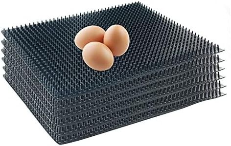 Washable Chicken Nesting Pads 6 Pack Chicken Coop Accessories, Pad for Duck, Chicken Coops Nesting Boxes, Cuttable and Reusable Egg Laying Mats for Coops Hen House Poultry Eggs Protecting, 14"x11.8"