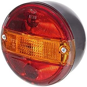 HELLA 2SD 001 685-231 Rearlight - Bulb - 24/12V - mounting/Bolted - Lens Colour: Red/Yellow - Plug: Blade Terminal - left/right - Quantity: 1