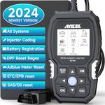 ANCEL BZ700 OBD2 Scanner fit for Mercedes Benz Sprinter Smart,Full System Car Code Reader Diagnostic Tool with All Reset Services, Battery Registration ABS Bleed Airbag EPB Oil SAS TPS CKP Active Test