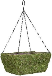 PANACEA PRODUCTS 13" Green Moss Square Basket