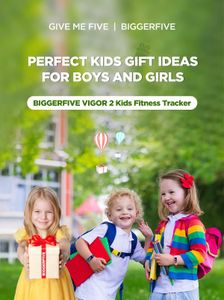 BIGGERFIVE Vigor 2 Kids Fitness Tracker – Activity & Sleep Monitor