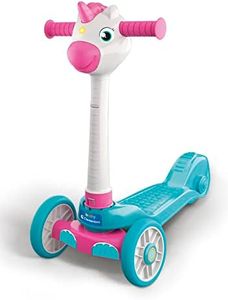 Clementoni - 17749 - Baby Unicorn Push Scooter, Monopattino Bambina 2 Anni con 3 Ruote, Gioco da Esterno ed Interno, Made in Italy, Taglia Unica