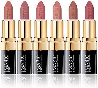 CCbeauty 6 Colors Lipsticks Set Matte for Girls Women Waterproof Long-Lasting Moisturizing Makeup Lipsticks,Nude and Natural Color Light, Mothers Valentine's Day Gift Sets for Her, Girls Women