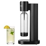 GreatWhip Soda Maker Black Sparkling Water Machine for Carbonating with 1L Carbonating Bottle, Compatible with Any Screw-in 60L CO2 Carbonator(NOT Included)