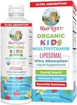 Multivitamin for Kids | Sugar Free Kids Multivitamin | Liquid Vitamins for Kids | Immune Support Supplement | Cognitive Health & Overall Wellness | USDA Organic | Vegan | Non-GMO | 15.22 Fl Oz