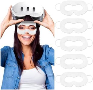 TamBee Disposable Sweat Guard VR Sweat Mask for Workouts Breathable Sweat Band Hygiene VR Face Eyes Mask Compatible with Oculus Meta Quest 3 Mask for Quest 2 Compatible with Apple Vision Pro 50Pcs