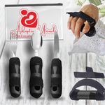 Weighted Utensils for Hand Tremors | Set of 6 pcs 3 Cutlery & 3 Universal Cuff | Parkinsons Utensils | Handicapped Accessories | Adaptive utensils | Elderly Assistance Product.