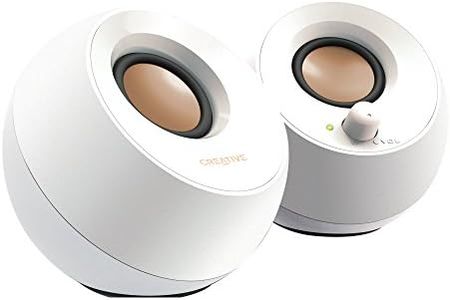 Creative Pebble 2.0 USB Desktop Speakers,White,51MF1680AA001