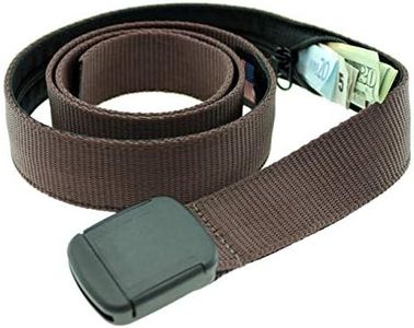 Hiker Money Belt Made in USA by Thomas Bates (Brown)