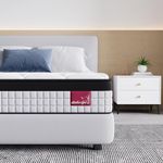 dosleeps Double Mattress 4FT6, 9 Inch 9-Zone Orthopedic Mattress with Memory Foam & Pocket Springs and 3D Breathable Fabric- Motion Isolation (135x190x22cm)