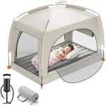 QPAU Inflatable Toddler Travel Bed 