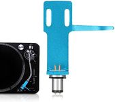 Turntable Headshell, Phono Holder with Lead Wires, Audio Technica Cartridge, Premium Quality Material, High-end Phono Cartridge Headshell Record Player Kit(Blue)