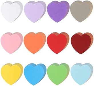 360 Pieces Small Heart Cutouts Paper Heart Shapes 2" Assorted Color Heart Confetti Heart Die Cuts for Valentine's Day Craft Wedding Party Decor, Kid's Love and Peace School Craft Projects,12 Colors