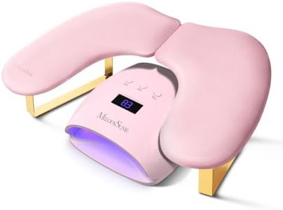 MelodySusie Nail Arm Rest for Nail Techs, 15° U-Shaped Hand Rest, Pink