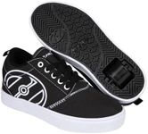 Heelys Unisex Kids Pro 20 Lg Wheeled Shoe, Black White, 5 UK