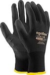 24 Pairs PU Coated Black Nylon Work Gloves. Gardening, Builders, Mechanic (XL)