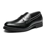 Bruno Marc Men's Penny Loafers Slip-on Leather Business Formal Dress Shoes,Size 12,Black,SBLS2339M